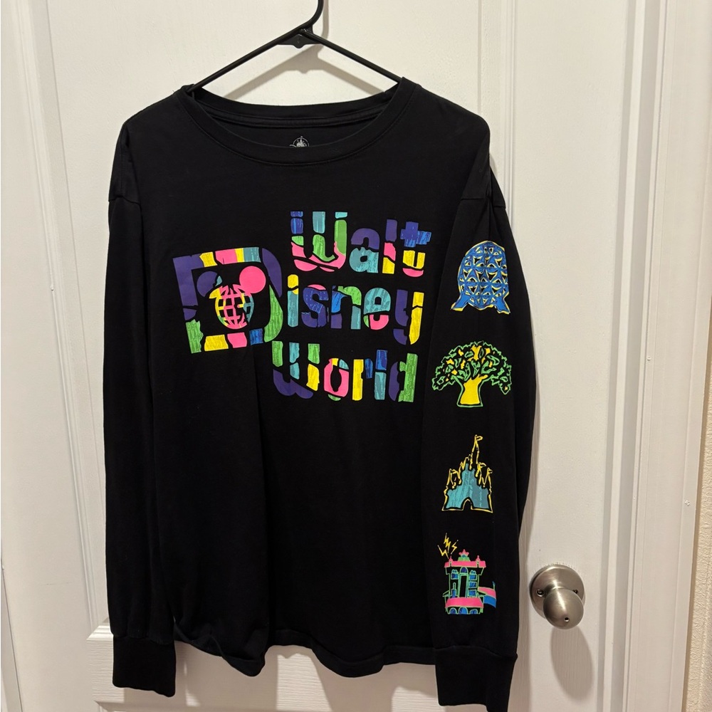 Walt Disney World Black Long Sleeve Shirt